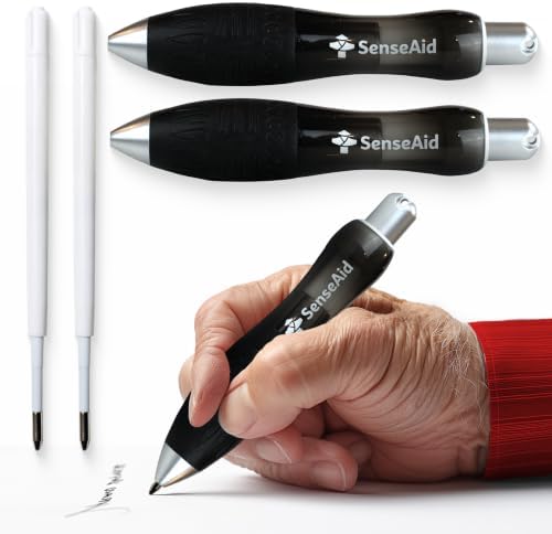 Fat Heavy Weighted Pens (2 Pack) | Large Grip Pens For Arthritis & Tremors