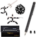 QAQcew Fidget Pen, Decompression Magnetic Fidget Toy Pen, Magnet Pen Fidget Toy Relieve Pressure Toy Gift for Kids or Friends! (Black)