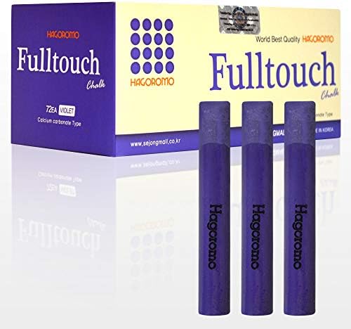 Hagoromo Fulltouch Color Chalk 1 Box [72 Pcs/Violet]