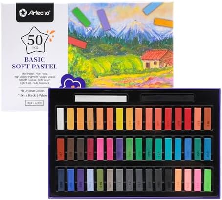 Artecho Soft Pastels, 50pcs, 48 Colors