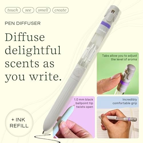 Lifelines Pen Diffuser, In Bloom, 1mm Black Ballpoint Pen