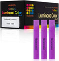 Hagoromo Fulltouch Luminous Chalk 1 Box, Non-Toxic, Dustless [72 Pcs/Violet]