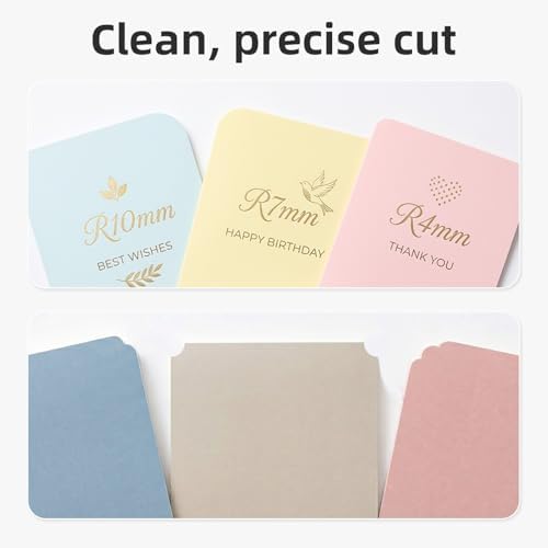 Paper Corner Cutter Set, 2 Pcs 3-in-1 Paper Corner Rounder Punch (R4/R7/R10mm) & Decorative Corner Punch, Round Corner Punch for Cardstock, Cards, Photos, Business Cards, Scrapbooks