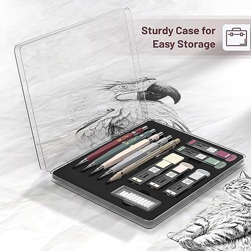 Mr. Pen- Art Mechanical Pencil Set, 5 Sizes (0.3, 0.5, 0.7, 0.9, 2.0mm)