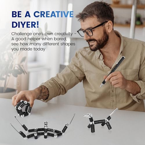 Fidget Pen, Magnetic Pen, Trendy Stress-Relief Toy for Teenagers(Black)