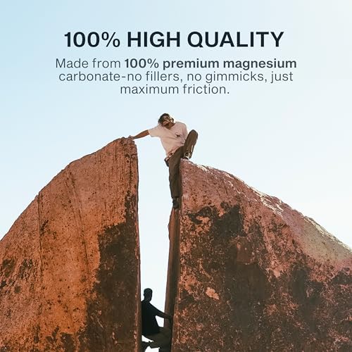 Premium Climbing Chalk - High Performance Chalk for Rock Climbing, Bouldering, Weightlifting & More - Unmatched Grip and Skin Friendly