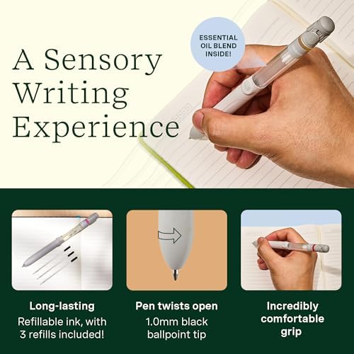Lifelines Pen Diffuser Set, 3 Pack Diner Classics, 1mm Black Ballpoint Pen