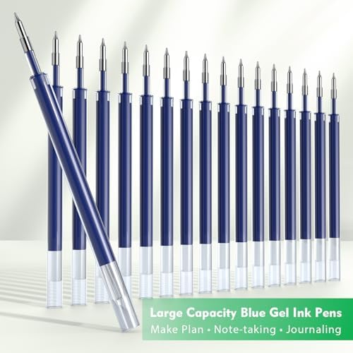 8 Pcs Gel Pens - 0.7mm Fine Point Quick-Dry Blue Ink Fidget Pens