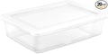 Sterilite Storage Box, Stackable Plastic Container Home Organizer, 28 Qt by Sterilite