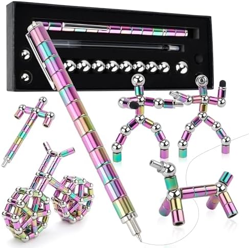 Fidget Pen, Magnetic Pen, Trendy Stress-Relief Toy for Teenagers(Colorful)