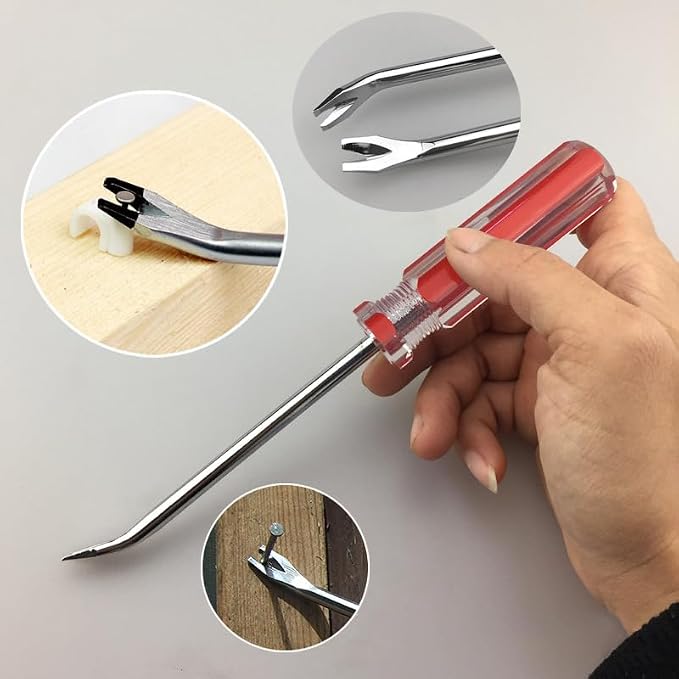 3pcs Upholstery Staple Remover Tool Includes Nail Puller Staples Puller and - Image 3