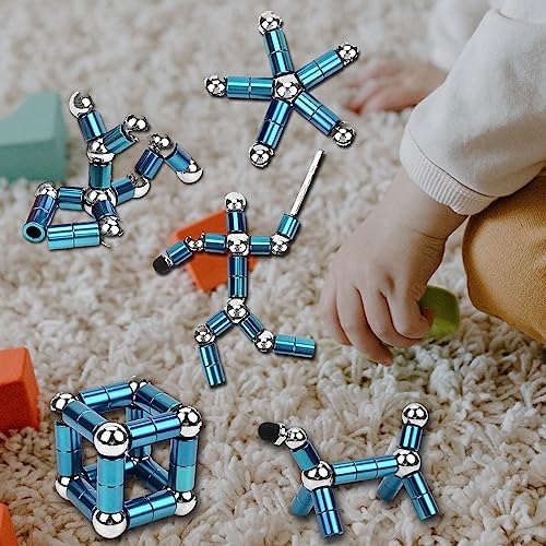 Fidget Pen, Decompression Magnetic Fidget Toy Pen, Magnet Pen Fidget Toy Relieve Pressure Toy Gift for Kids or Friends! （Blue）