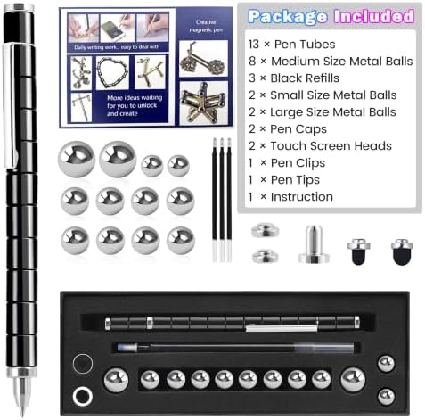 Magnetic Fidget Pen, Decompression Toy Pen Gifts, Office Desk Accessories