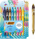 BIC Gelocity Quick Dry Ocean Themed Gel Pens, Medium Point (0.7mm), 8-Count -Pen Set, Colored Gel Pens for Note Taking and Journaling, (Pack of 2)