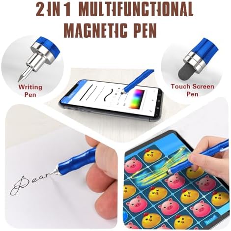 Magnetic Fidget Pen, Fidget Toys for Teens & Adults (Blue)