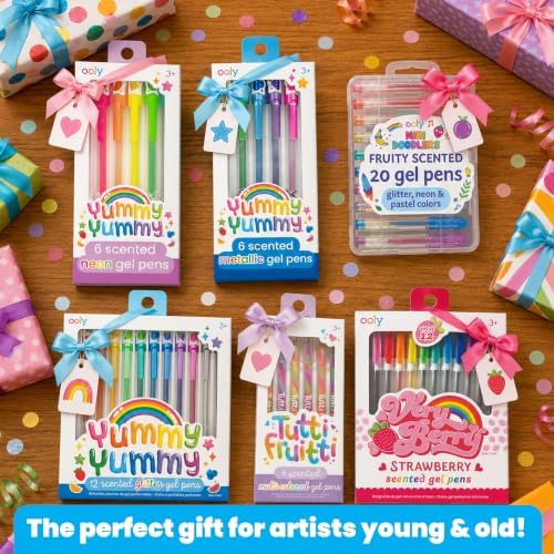 Ooly Scented Mini Doodlers Gel Pens, Set of 20