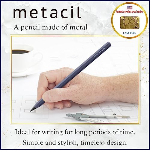 SUN-STAR Sunstar Stationery Metacil Navy Pencil Authentic Hologram S4541146