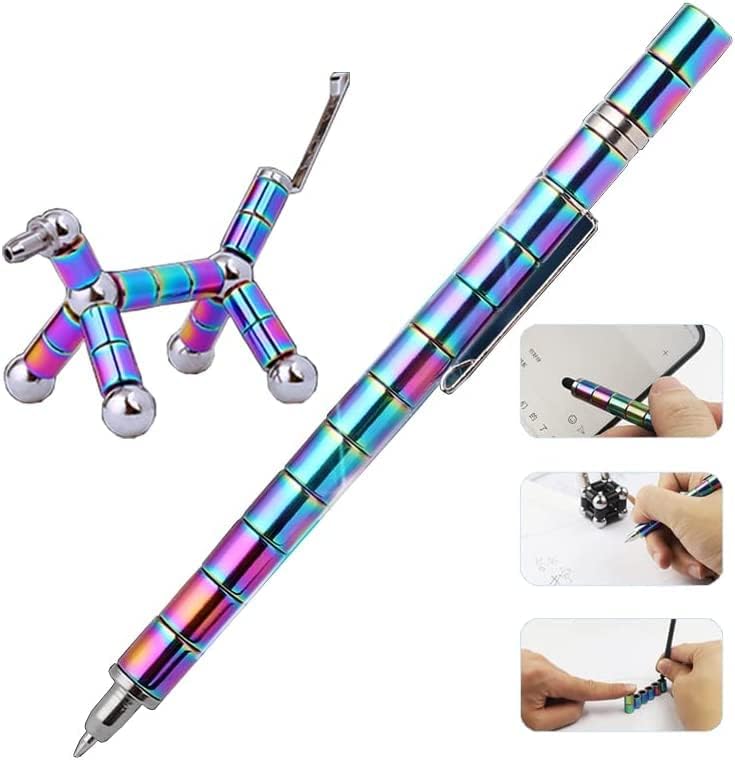 Fidget Pen,Magnetic Pen， Decompression Magnetic Fidget Toy Pen, Magnet Pen Fidget Toy Relieve Pressure Toy Gifts for Kids or Friends! (Color)