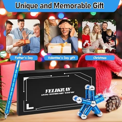 Magnetic Fidget Pen for Adults & Teens (Blue)