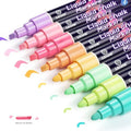 Chalk Markers 8 Pastel Colors Set for Blackboard & Glass Surfaces - Erase