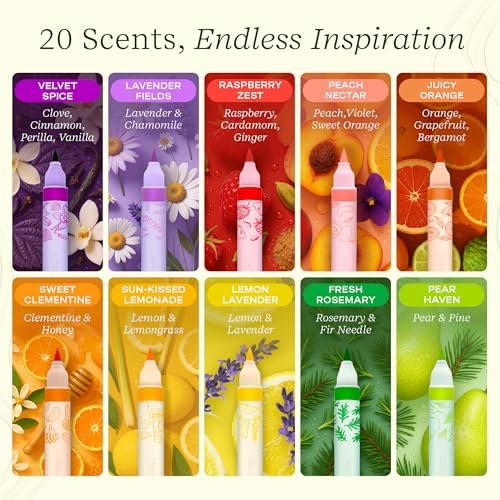 Lifelines Scented Colored Markers, 10 Double-Sided Markers
