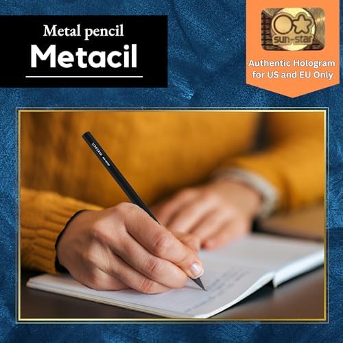 Sunstar Stationery Metacil Black Pencil Authentic Hologram S4541120