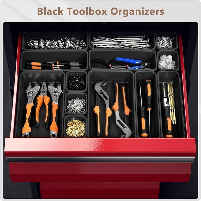 A-LuGei【XX-Large Size【5 Pcs】 Tool Box Organizer Tray Divider【Single Size】 Desk - Image 3