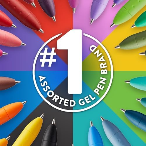 Paper Mate InkJoy Gel Pens, Retractable, Medium Point (0.7 mm), Office Supplies, Smooth, Colorful Ink, 36 Count (Pack of 6)