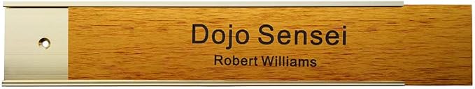 Nameplate Holder Wall or Door 5Pack | Open holes Double Sided Tape - Image 4
