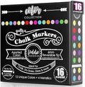Loddie Doddie Chalk Markers, 6 mm Reversible Tips, Pastel & Neon, 16 Pack