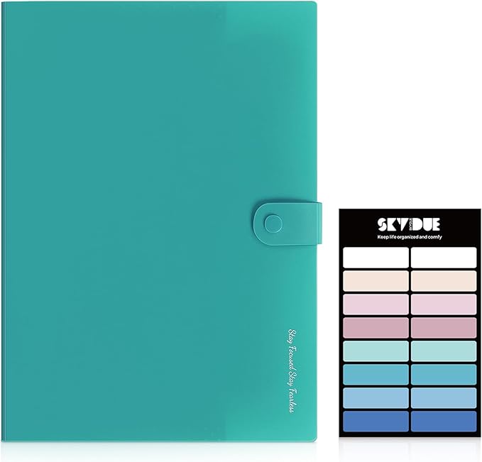 SKYDUE 7-Pocket Expanding File Folder, Professional Accordion Document Organizer - Image 2