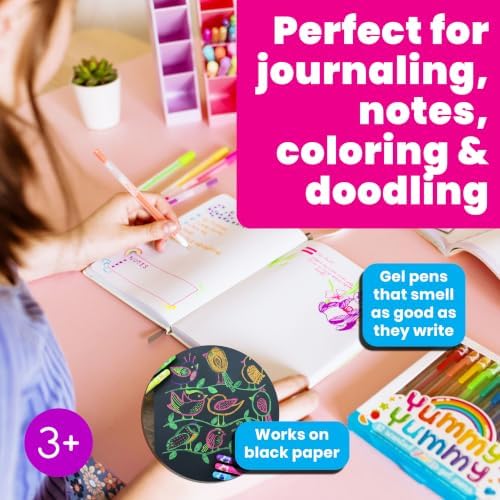 OOLY Yummy Yummy Scented Gel Pens, Metallic, Set of 6
