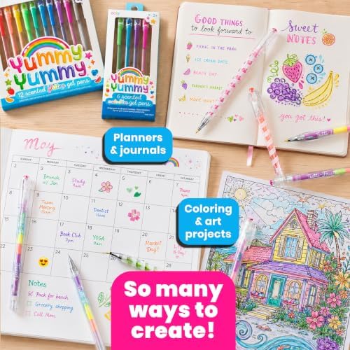 Ooly Scented Mini Doodlers Gel Pens, Set of 20