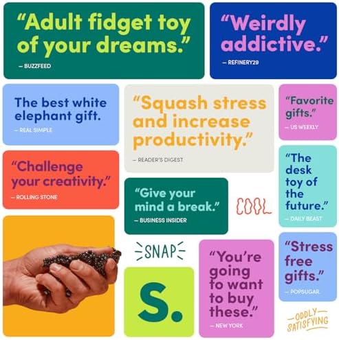 Speks Crags Magnetic Thinking Putty, Sensory Tool for Stress Relief