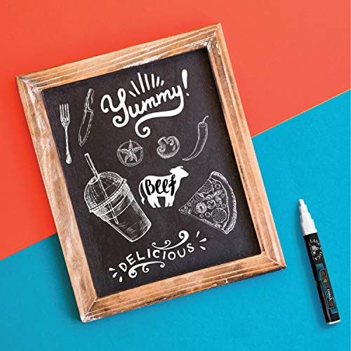 LANA & LUCA Liquid Chalk Markers - Bold Colors - 8 Pack, 6mm Tip