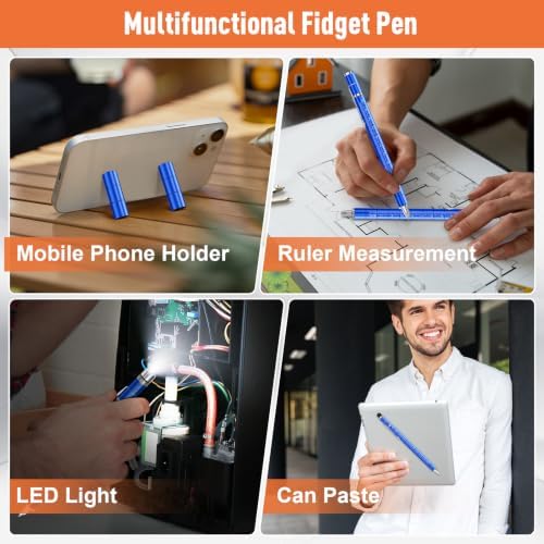 Gifts for Men Fidget Pen, Christmas Stocking Stuffers for Men Teen Boys