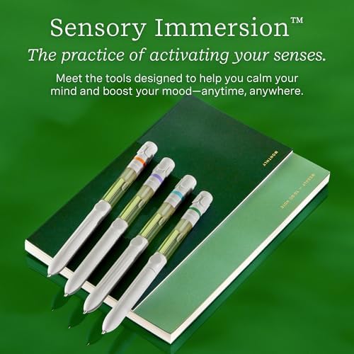 Lifelines Pen Diffuser, 3-Pack Aromatic Embrace, 1mm Black Ballpoint Pen