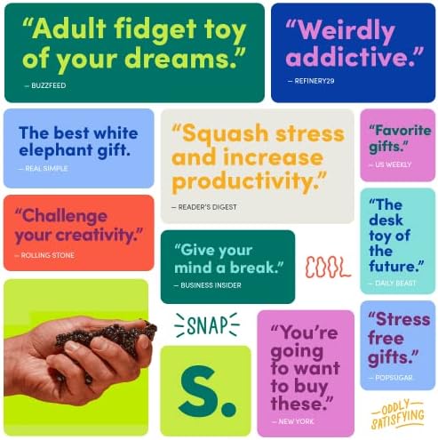 Speks Crags Magnetic Thinking Putty, Sensory Tool for Stress Relief