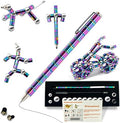 Magnetic Fidget Pen，Cool Fidget Toys，Gift for Teenage Boys,Figette Toys - Perfect for Stress Relief and Focus - Great Fidget Toy for Adults and Teens - Unique Gift for Boys and Girls