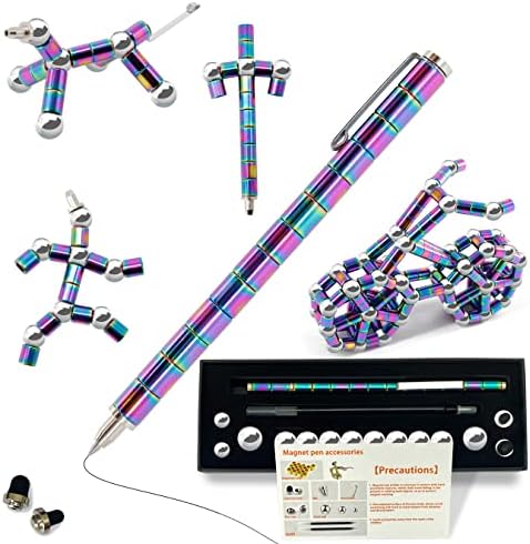 Magnetic Fidget Pen，Cool Fidget Toys，Gift for Teenage Boys,Figette Toys - Perfect for Stress Relief and Focus - Great Fidget Toy for Adults and Teens - Unique Gift for Boys and Girls