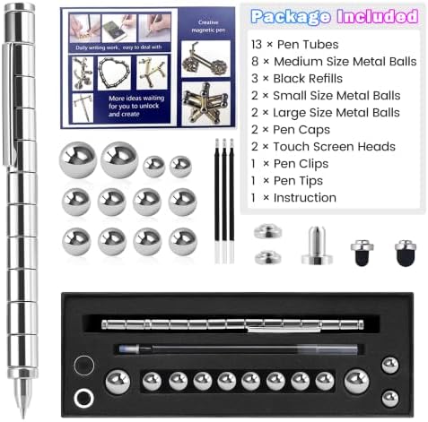 Magnetic Fidget Pen, Decompression Toy Pen Gifts, Office Desk Accessories