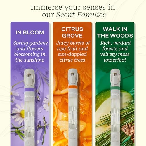 Lifelines Pen Diffuser Set, 3-Pack Natures Escape - 1mm Black Ballpoint Pen