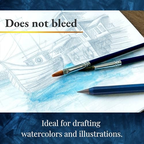 Sunstar Stationery Metacil Metallic Blue Pencil Authentic Hologram S4482662