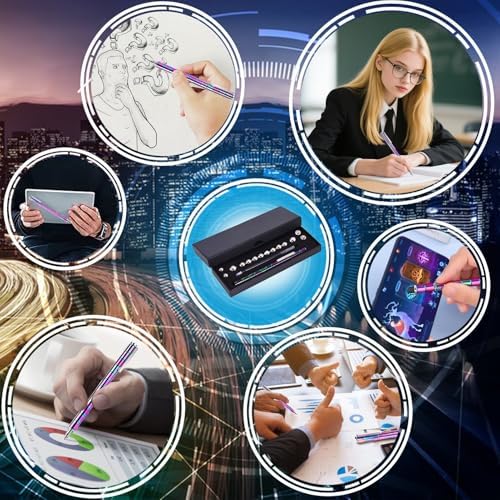 Magnetic Fidget Pen Teen Gifts: Cool Gadget For Men Teacher Appreciation Gifts Graduation Gift For Her Him Stress Relief Fidget Toy For 13 14 15 16 17 18 Year Old Boys Girls,Office Desk Accessories