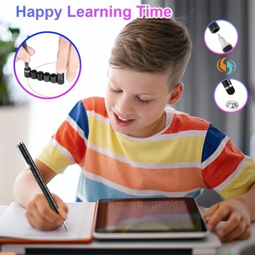 Fidget Pen for Focus & Creativity - Gifts For Men Premium Metal Sensory Tool, Smooth Spinning & Decompression Desk Gadget for ADHD, Anxiety Relief, Perfect Executive Gift for Office, Home & Study