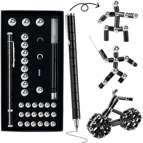 Fidget Pen for Focus & Creativity - Gifts For Men Premium Metal Sensory Tool, Smooth Spinning & Decompression Desk Gadget for ADHD, Anxiety Relief, Perfect Executive Gift for Office, Home & Study
