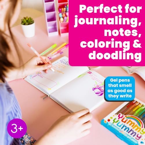 Ooly Scented Very Berry Gel Pens, Set of 12, 0.7mm