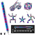 Fidget Pen, Decompression Magnetic Pen, Multifunctional Deformable Pens