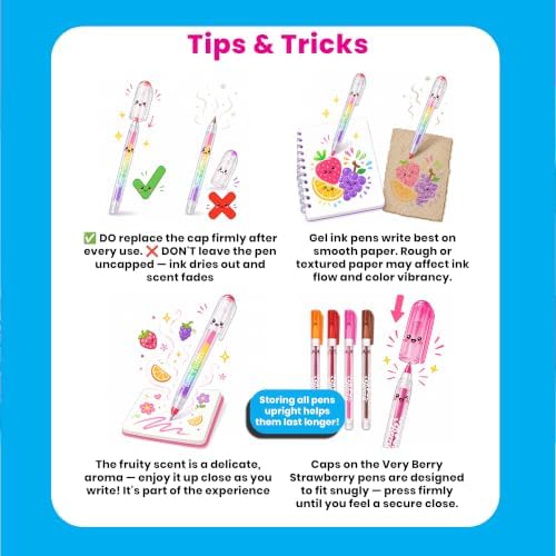 OOLY Yummy Yummy Scented Gel Pens, Metallic, Set of 6