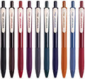 WRITECH Retractable Gel Pens Quick Dry Ink Pens Fine Point 0.5mm 10 Assorted Unique Vintage Colors For Journaling Drawing Doodling and Notetaking (Vintage 1)